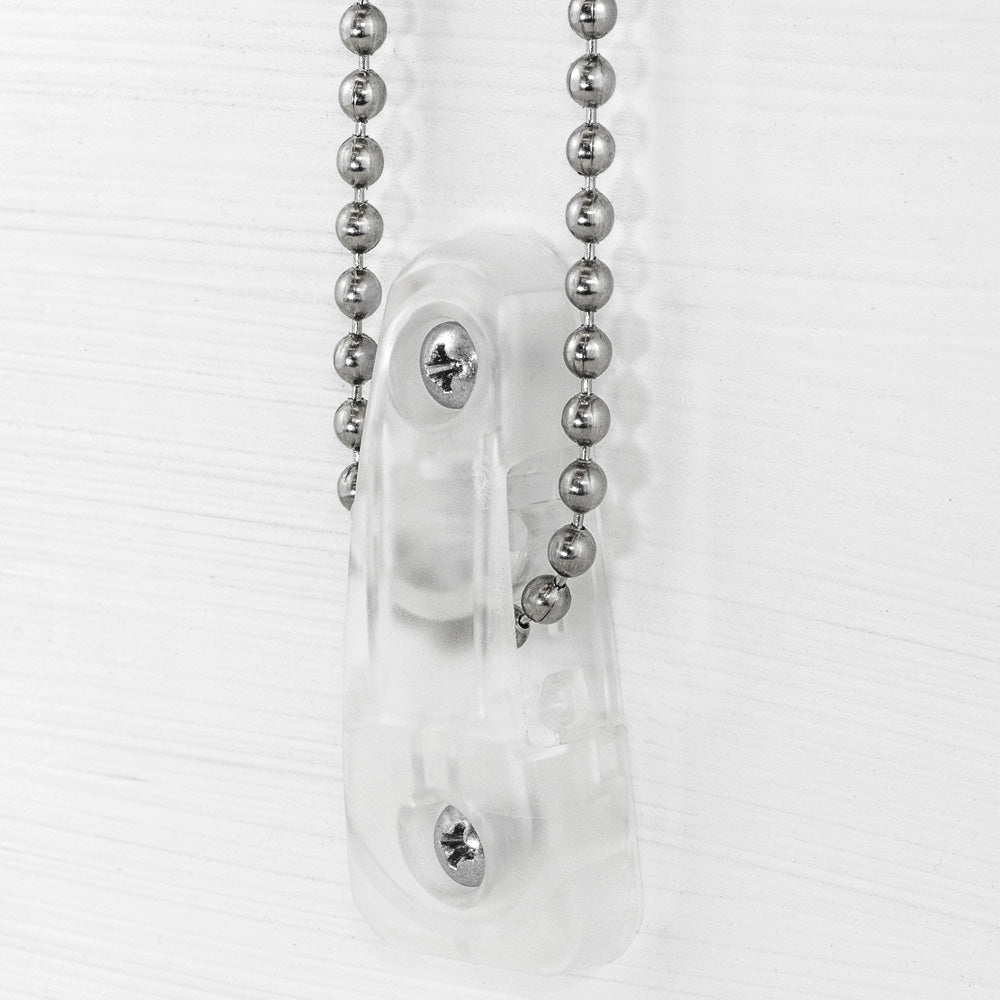 Rollease ChainHold Bead Chain Tensioner - Clear – Fix My Blinds